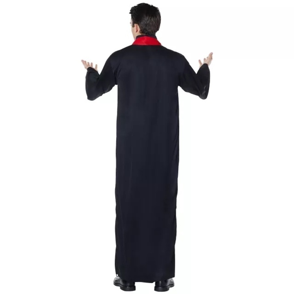 NWT Spirit Halloween Adult One Size Priest‎ Costume Robe Religious Catholic New - Picture 2 of 8